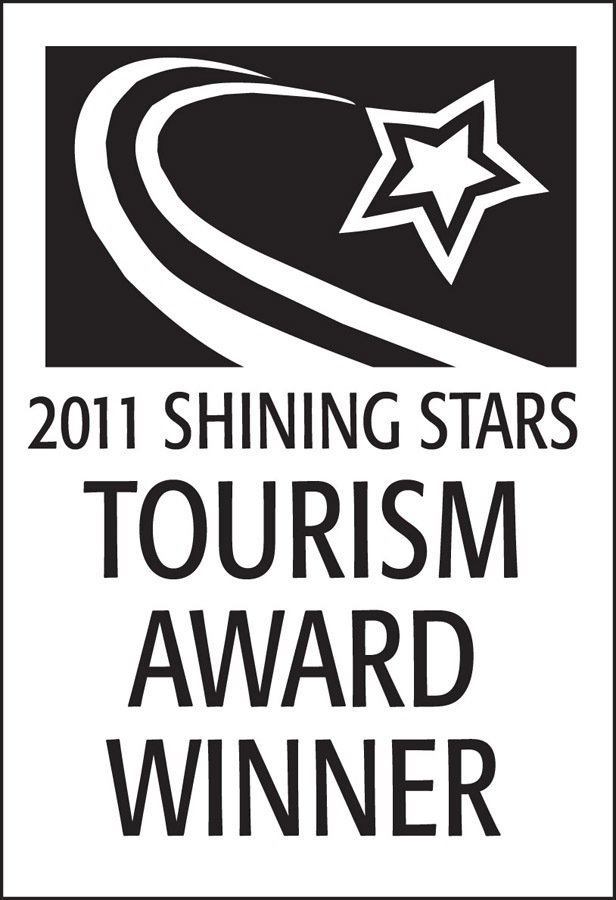 2011 Rising Star Award from the Shining Star Tourism Awards